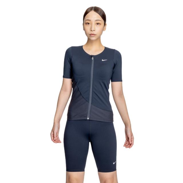 ナイキ(NIKE)フィットネス水着 レディース 水泳 ジップ付き半袖セパレーツ 2993125-009(Lady’s)の通販は 13,748円