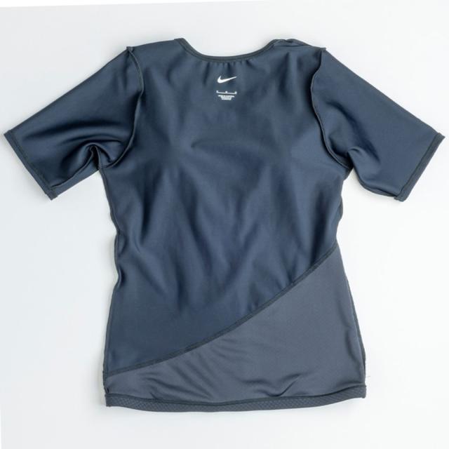 ナイキ(NIKE)フィットネス水着 レディース 水泳 ジップ付き半袖 2in1