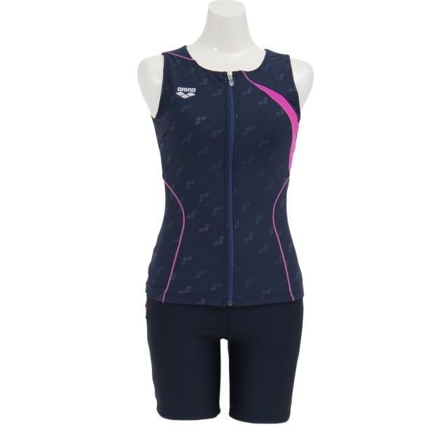 アリーナ(ARENA)フィットネス水着 水泳 すらっとセパ フィットネスセパレーツ AS5SWF45L NVNV(Lady’s)