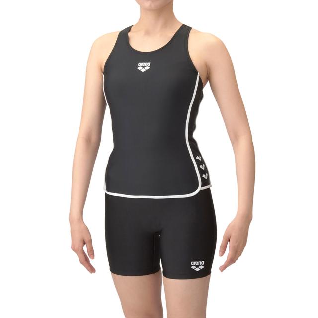 アリーナ(ARENA)フィットネス水着 水泳 セパレーツ AS5SWF47L BKBK(Lady’s)の通販は 7,727円