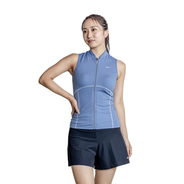 ナイキ(NIKE)水着 レディース 水泳 ウェーブスタイルセパレーツ ブルー 青 M-LLサイズ 2993155-010(L…