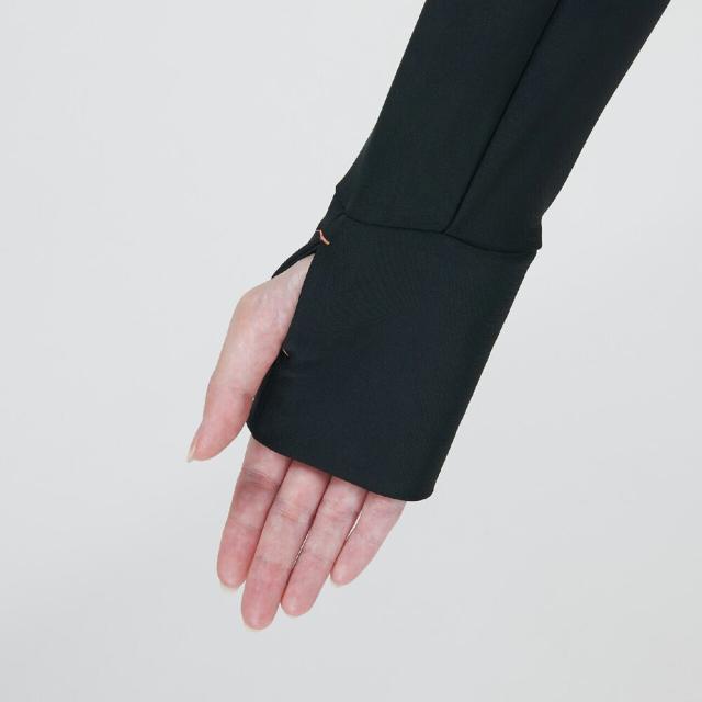 ミズノ(MIZUNO)水着 レディース 水泳 FWラッシュガード ベージュ×ブラック S-LLサイズ N2JAA83095 フ…