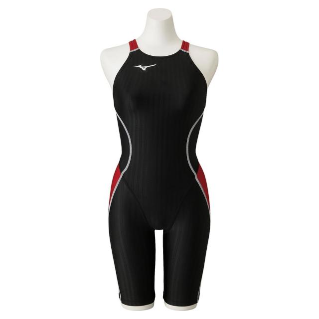 ミズノ(MIZUNO)競泳水着 ジュニア 女子 水泳 ハーフスーツ レースオープンバック N2MG142496(Jr)