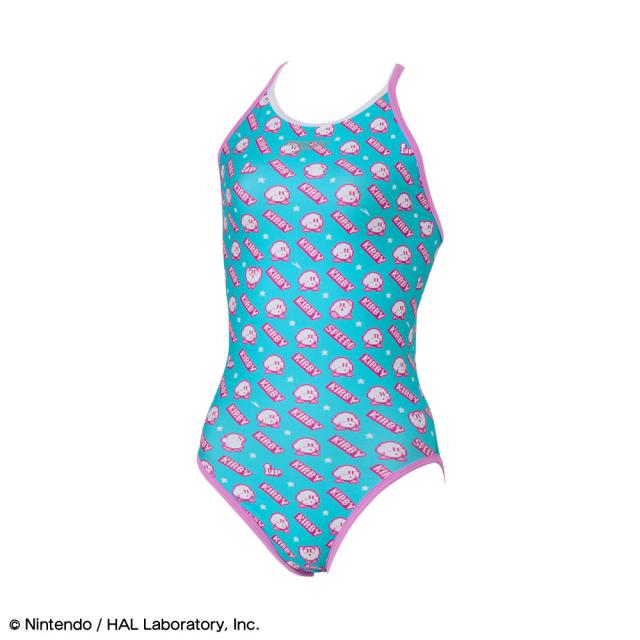スピード(SPEEDO)競泳水着 ジュニア 女子 水泳 カービィ1アップクラシックターンズスーツ STG02603 TQ(Jr)