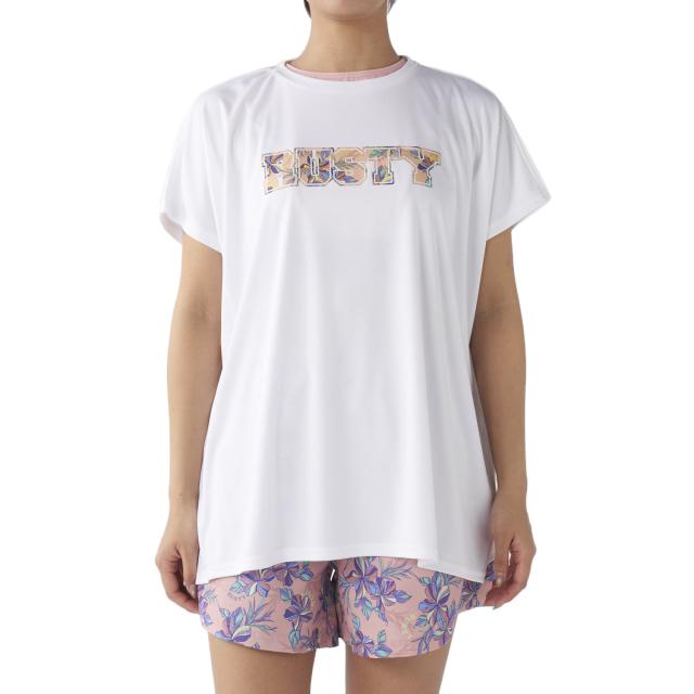 ラスティ(RUSTY)水着 ラッシュTシャツ 4点セット 925802PK(Lady’s)