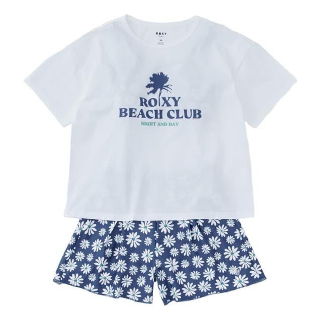 ロキシー(ROXY)PEAKDAY 3点セット ラッシュTシャツ付き 水着 26SPTSW261102BLU(Jr)