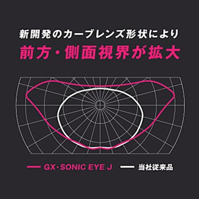 ミズノ(MIZUNO)水泳 ゴーグル GX・SONIC EYE J ノンクッションタイプ WA承認 N3JE900112(Me…