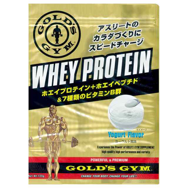 ゴールドジム(GOLD'S GYM)ホエイプロテイン ヨーグルト風味 720g F5372 計量スプーン付(Men's、Lad…の通販はau PAY  マーケット - Super Sports XEBIO