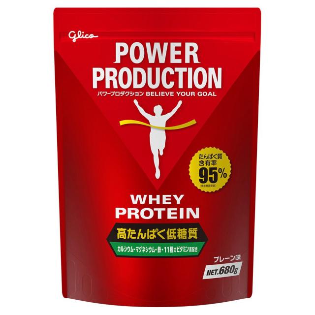 グリコ(glico)ホエイプロテイン 約34回分 プレーン味 680g G76113 高たんぱく 抵糖質 WPI サプリ 栄養…