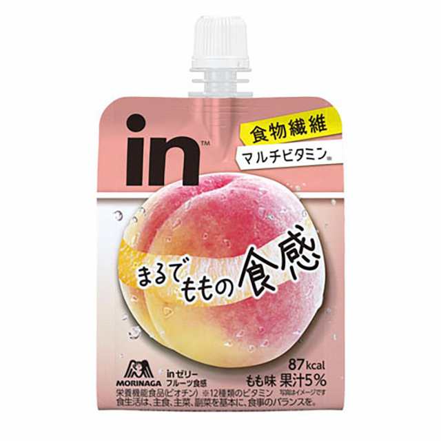 森永(Morinaga)inゼリー フルーツ食感 もも 36JMM20001(Men's、Lady's)