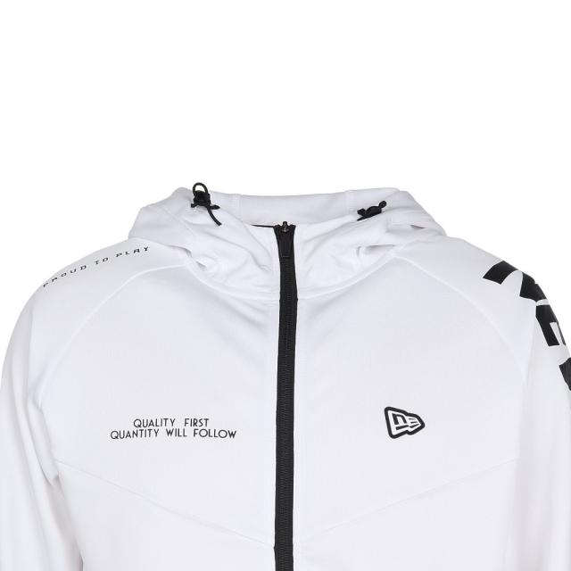 ニューエラ(NEW ERA)ウォームアップ ジャケット ワードマークロゴ ホワイト 14861199(Men’s)_4