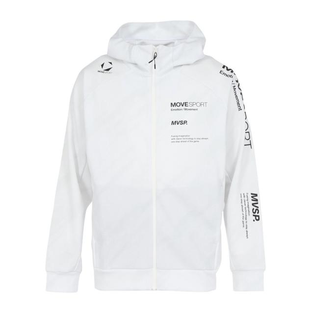 デサント(DESCENTE)総柄グラフィック ジャージフーディー ST5SJG10M WH00(Men’s)