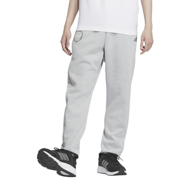 アディダス(adidas)スタンダード.1 パイルバックダブルニット 9/10丈 テーパードレッグオープンヘム トラックパンツ…