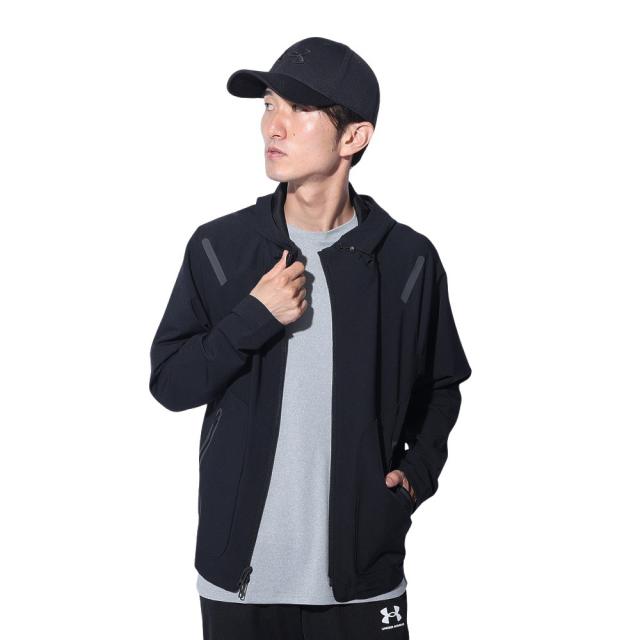 アンダーアーマー(UNDER ARMOUR)ジャケット 撥水 ストレッチ ブラック 黒 アンストッパブル ジャケット 1370…