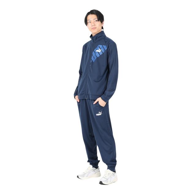 プーマ(PUMA)ジャージ 上下セット ネイビー パワー ポリ トラックスーツ 681296 14 NVY(Men’s)の通販は 5,253円