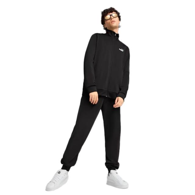 【ポイント5％！ 9/3 21:00〜22:59限定】プーマ(PUMA)ESS ポリ スーツ 上下セット 687648 01 BLK(Men’s)