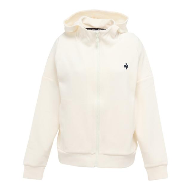 ルコックスポルティフ(lecoqsportif)アクティブスウェット フード付きフルジップ LT5FSW40L WH01(La…