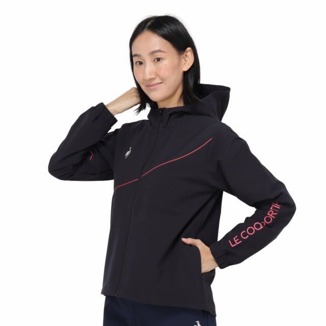 ルコックスポルティフ(lecoqsportif)ヒートナビ クロスジャケット LT4FJK21L BK00(Lady’s)