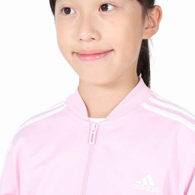アディダス(adidas)キッズ ガールズ ジャージ 上下セット スリー