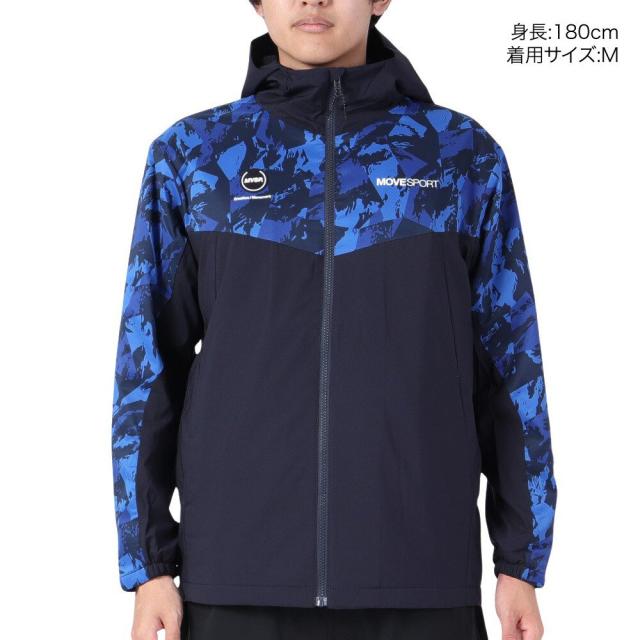 デサント(DESCENTE)HEATNAVI グラフィック スリーブフルジップジャケット DMMWJF30 BLNV(Men’…_1