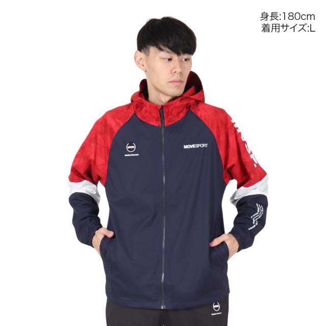 デサント(DESCENTE)EATNAVI TOUGH 総柄フルジップフーディー ST4FWB31M RDNV(Men’s)の通販は