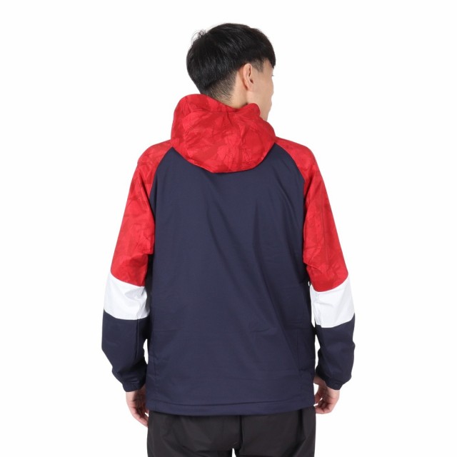 デサント(DESCENTE)EATNAVI TOUGH 総柄フルジップフーディー ST4FWB31M RDNV(Men’s)の通販は