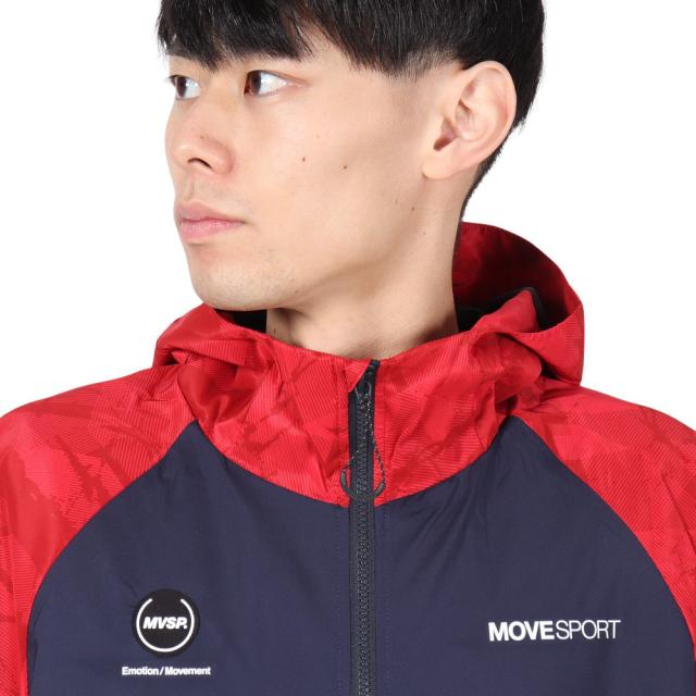 デサント(DESCENTE)EATNAVI TOUGH 総柄フルジップフーディー ST4FWB31M RDNV(Men’s)の通販は