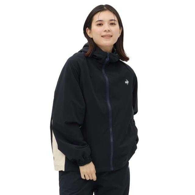 ルコックスポルティフ(lecoqsportif)裏起毛ウィンドブレーカージャケット LT5FWB30L NV00(Lady’s)