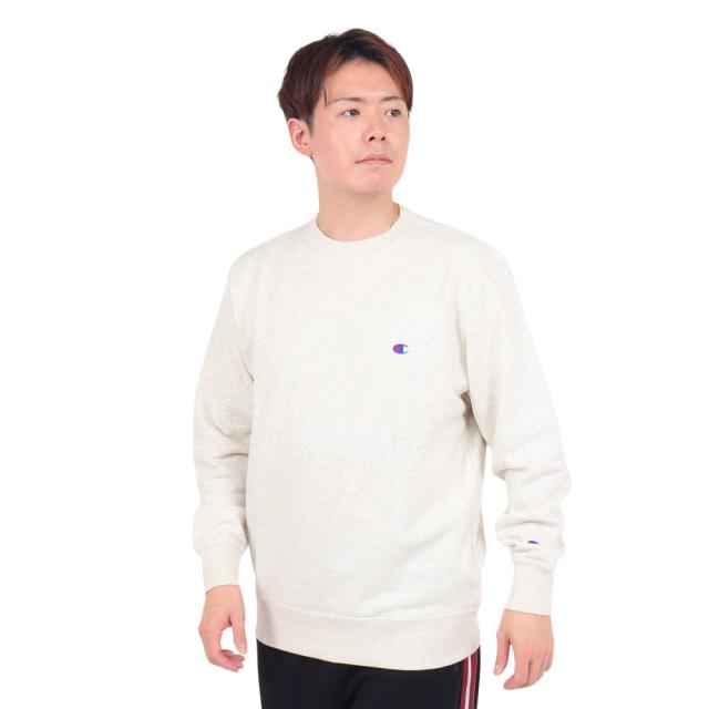 チャンピオン-ヘリテイジ(CHAMPION-HERITAGE)ベーシック ワンポイント クルーネックスウェットシャツ C3-Y…
