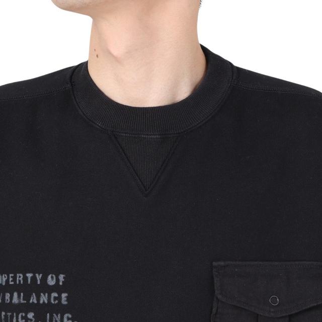 ニューバランス(new balance)1000 ステンシルスウェットクルーオーバー