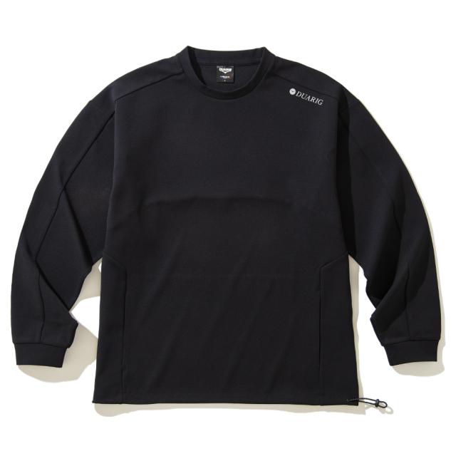デュアリグ(DUARIG)ポリダンボール クルー スウェット 4F0004-TRSW-860HD BLK(Men’s)