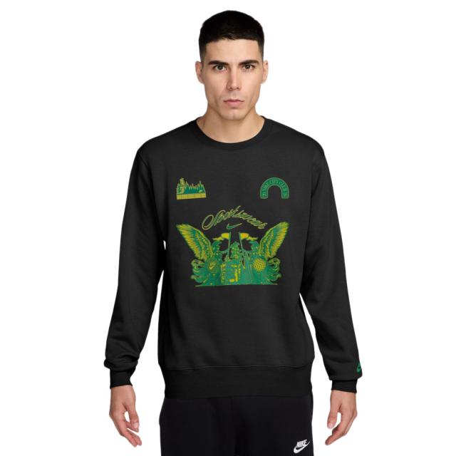 【ポイント10％！】ナイキ(NIKE)クラブ BB クルーネック 長袖Tシャツ ゴルフ IF0708-010(Men’s)