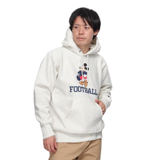 チャンピオン-ヘリテイジ(CHAMPION-HERITAGE)リバースウィーブ フーデッドスウェットシャツ DISNEY FO…