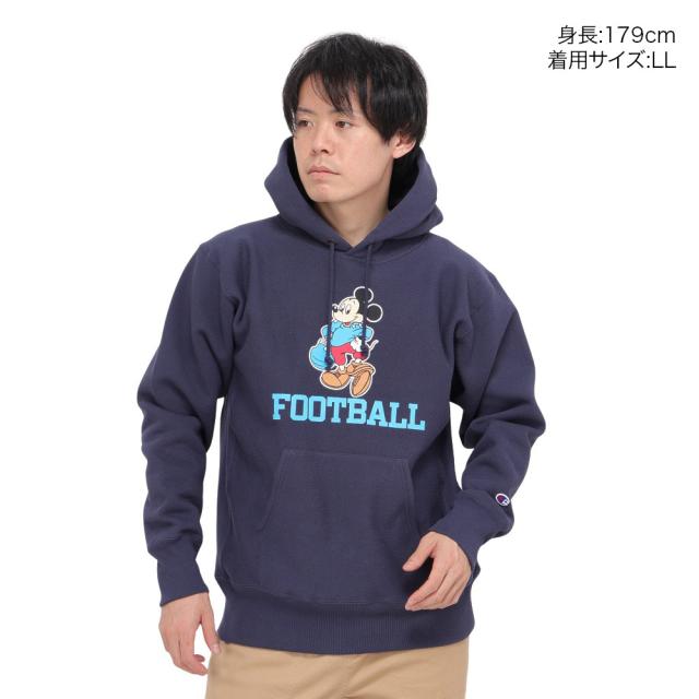 チャンピオン-ヘリテイジ(CHAMPION-HERITAGE)リバースウィーブ フーデッドスウェットシャツ DISNEY FO…