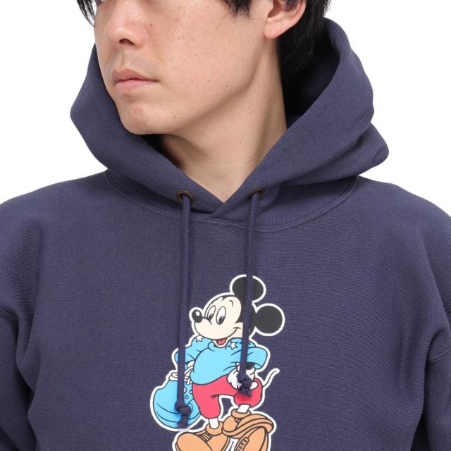 チャンピオン-ヘリテイジ(CHAMPION-HERITAGE)リバースウィーブ フーデッドスウェットシャツ DISNEY FO…