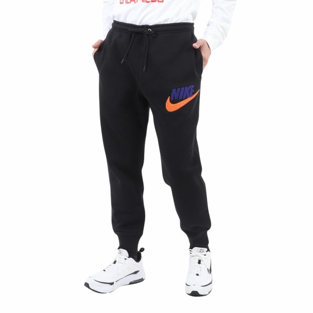 90s NIKE Logo Sweat Pants 黒 M 銀タグ ナイキ スウェット