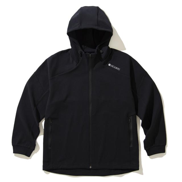デュアリグ(DUARIG)ポリダンボール フルジップ パーカー 4F0005-TRSW-860HD BLK(Men’s)