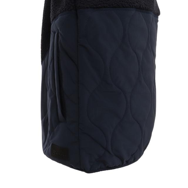 ウィッテム(HUITIEME)ボアフリース フルジップパーカー 191-57011-098