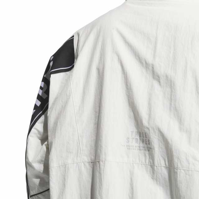 アディダス(adidas)ワーディング ルーズフィット シワ加工 ナイロンウーブン 起毛トリコット 裏地付きジャケット KWY…の通販は