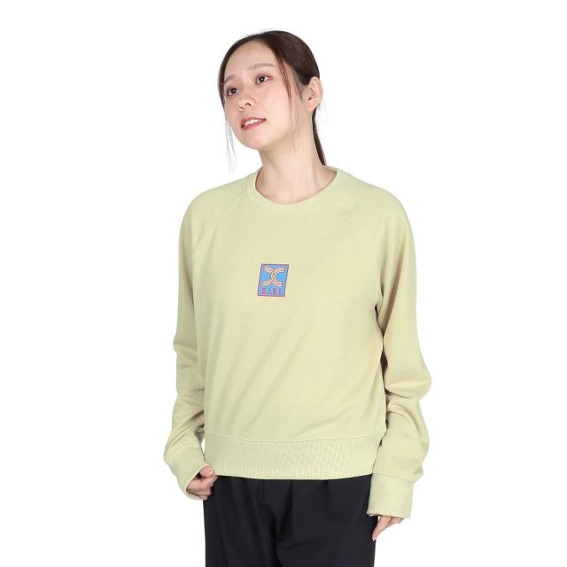 エックスガール(X-gir)ショート クルーネック スウェットシャツ 155251012004-LT YELLOW(Lady’…の通販は 9,350円