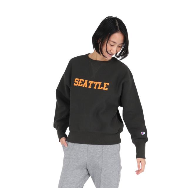 チャンピオン-ヘリテイジ(CHAMPION-HERITAGE)ウィメンズ リバースウィーブ クルーネック スウェットシャツ C…