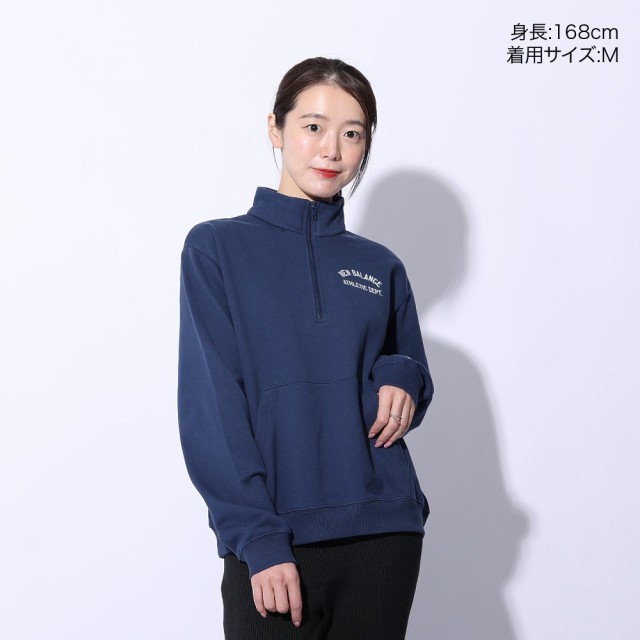 ニューバランス(new balance)ハーフジップスウェット WT41538NNY(Lady’s)の通販は