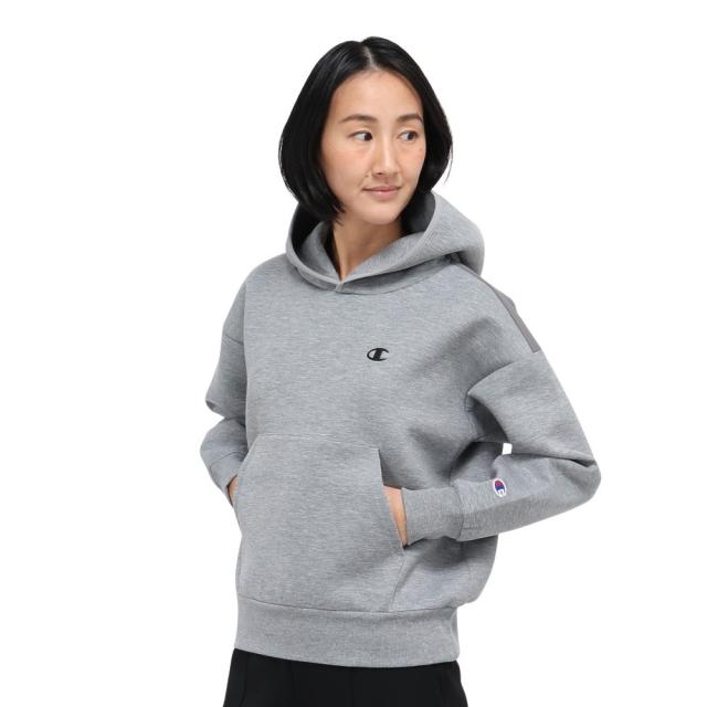 チャンピオン(CHAMPION)テックウィーブ 3LS フーデッドスウェットシャツ CW-CS101 070(Lady’s)