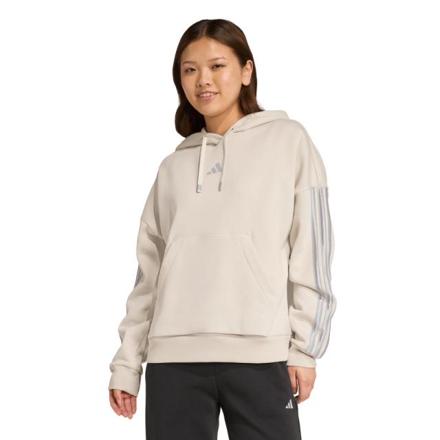 アディダス(adidas)ホリデー スリーストライプス フリースパーカー JVI79-JM1870(Lady’s)