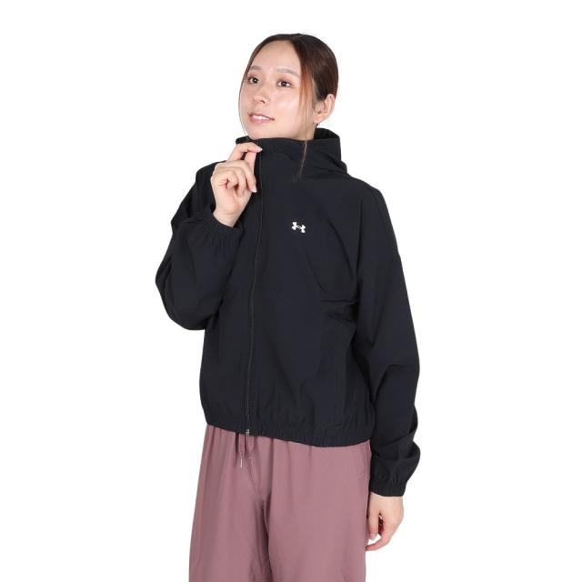 アンダーアーマー(UNDER ARMOUR)ライバル ウーブン ジャケット フーディー 6004849 005(Lady’s)