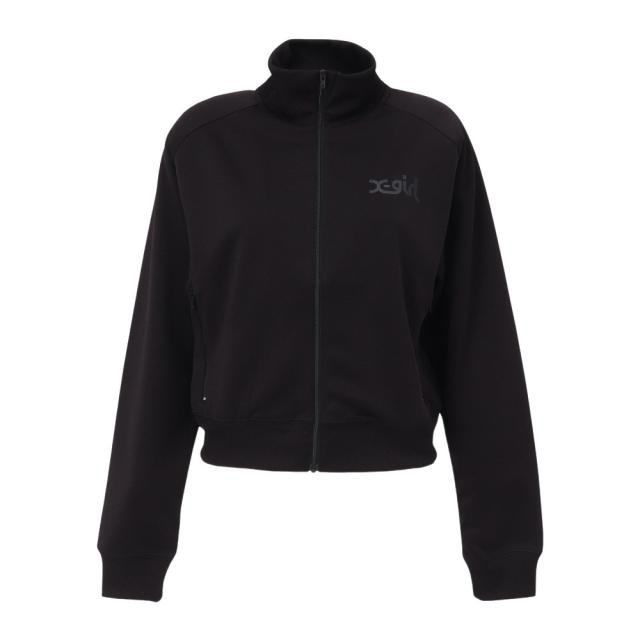 エックスガール(X-gir)ショート トラックジャケット 155253021007-BLACK(Lady’s)