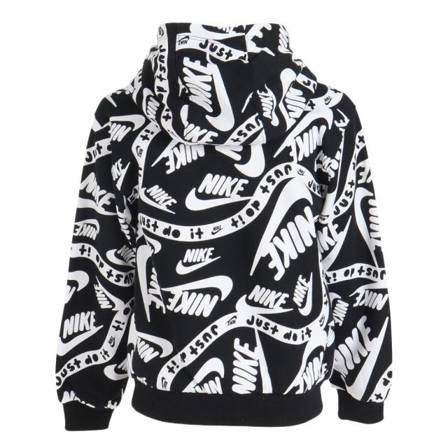 ナイキ(NIKE)ジュニア キッズ NSW CLUB AOP パーカー 86L169-023
