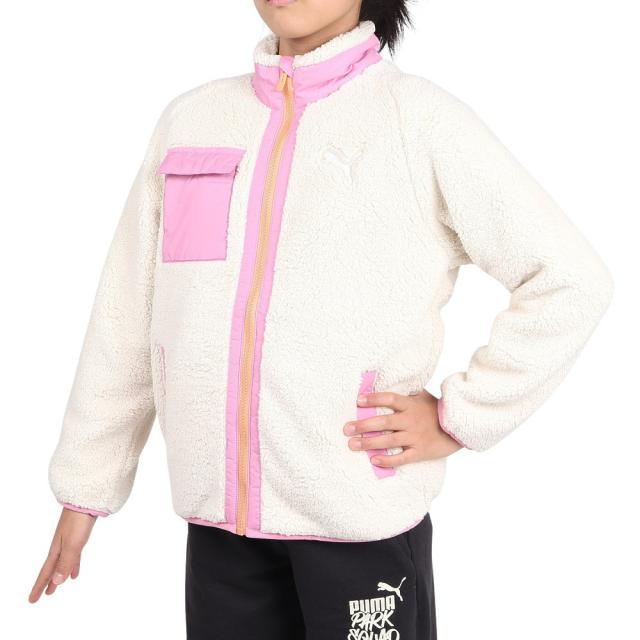 プーマ(PUMA)ジュニア ハイブリット シェルパ ジャケット 628959 87 IVR(Jr)の通販は