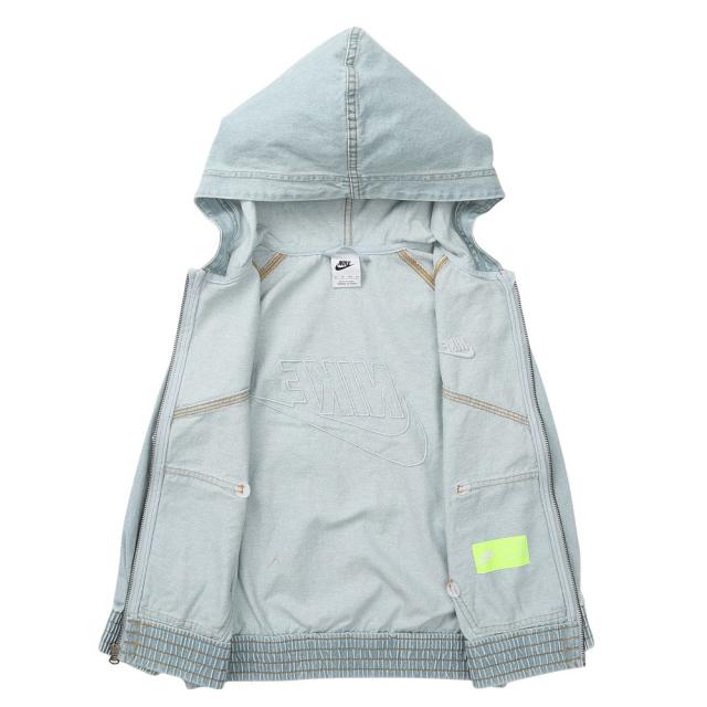 ナイキ(NIKE)フルジップ フーデッド デニム ジャケット IF2306-436(Jr)_9
