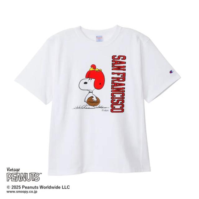 チャンピオン-ヘリテイジ(CHAMPION-HERITAGE)リバースウィーブ 半袖Tシャツ PEANUTS C3-B351 …